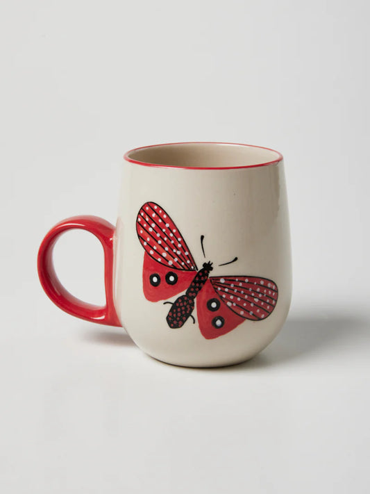 Moth Party Mug -Rose