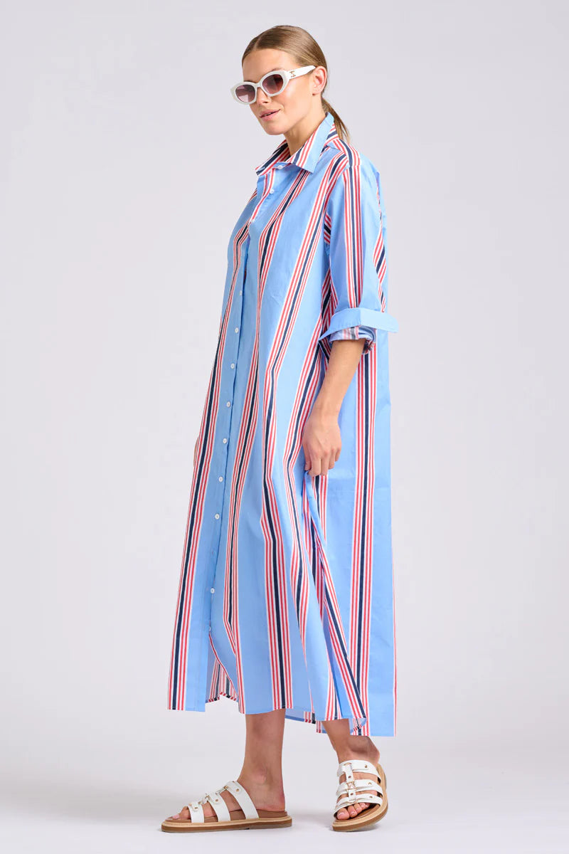 Luna Dress - Nautical Stripe