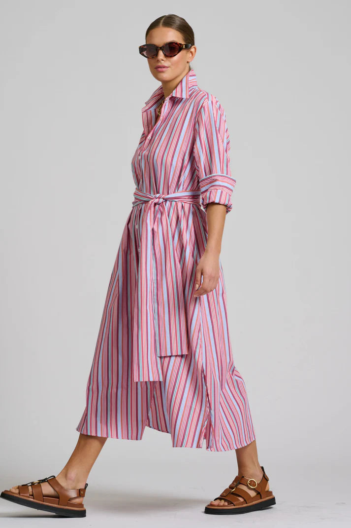 Luna Oversized Long Line Shirt Dress