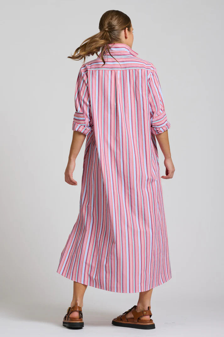Luna Oversized Long Line Shirt Dress