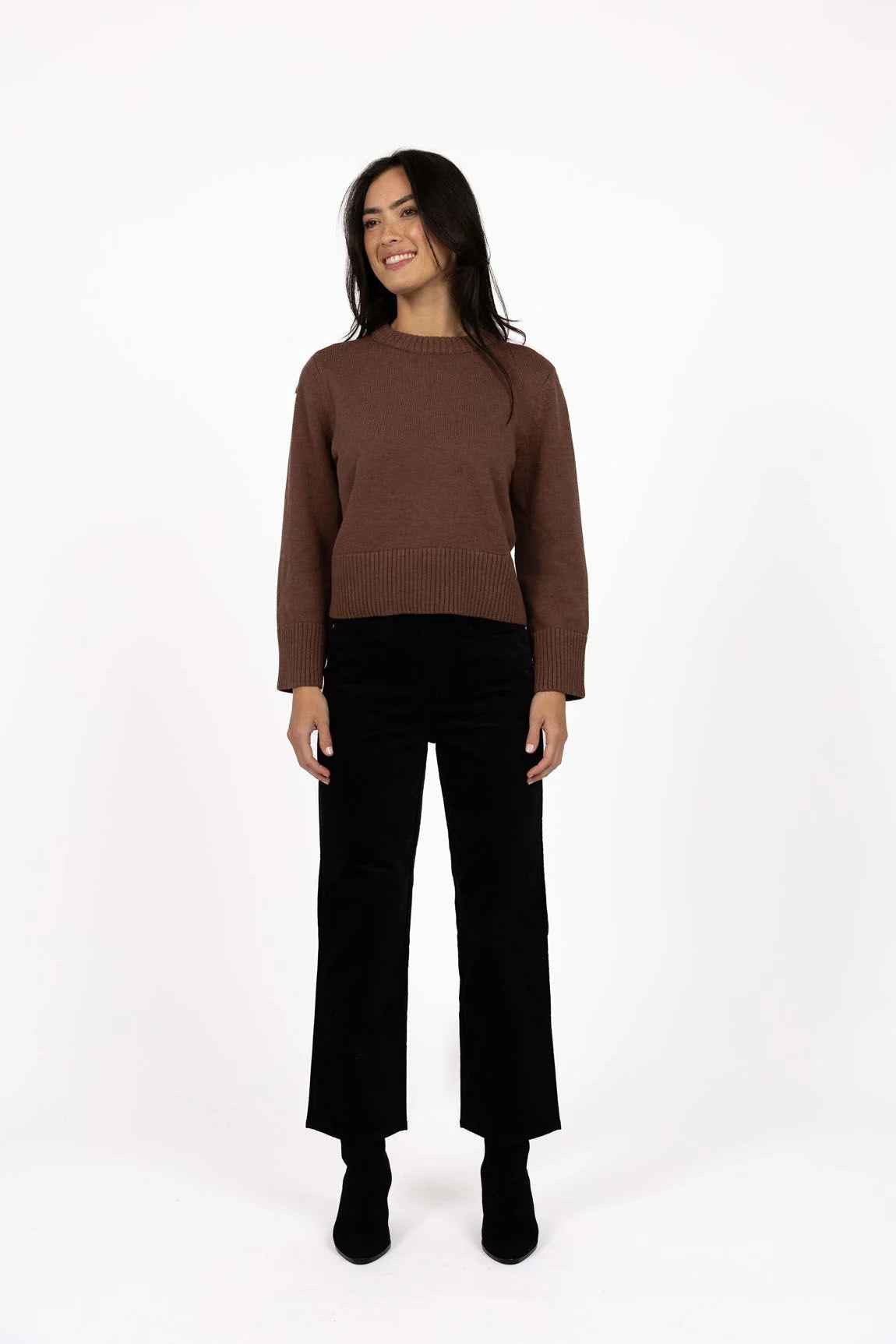Va Va Velour Pant - Navy